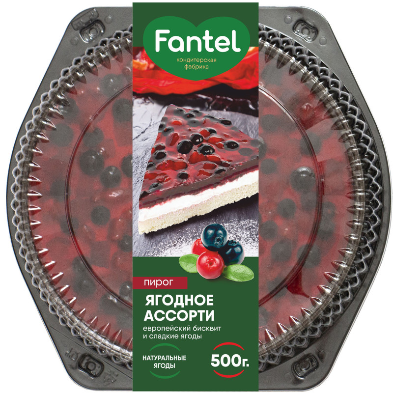 Пирог Fantel Ягодное ассорти, 500г — фото 1