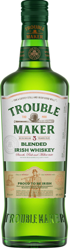 Виски Trouble Maker купажированный 40%, 700мл