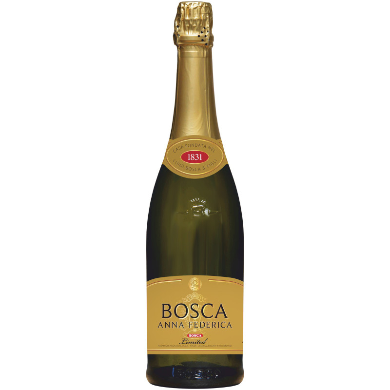 Плодовый алкогольный напиток Bosca Anna Federica Limited газированный белый сладкий 7.5% 750мл