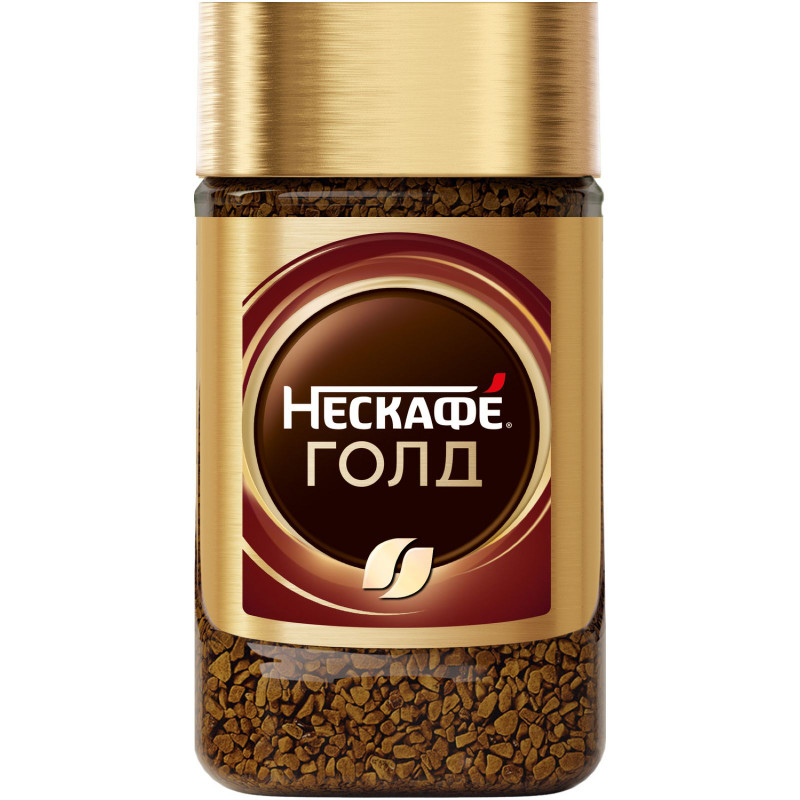 Кофе Nescafe Gold растворимый, 47.5г