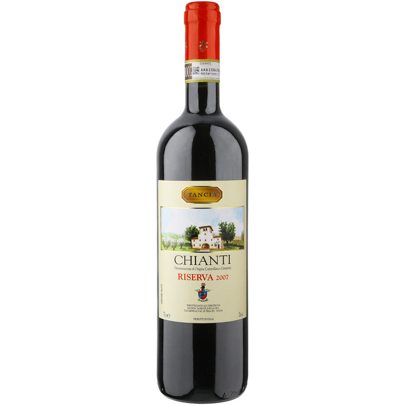 Вино Tancia Chianti Riserva DOCG красное сухое 13%, 750мл
