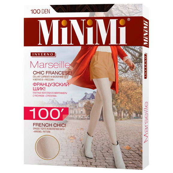 Колготки Minimi Marseille 100 den Moka р.3 — фото 4