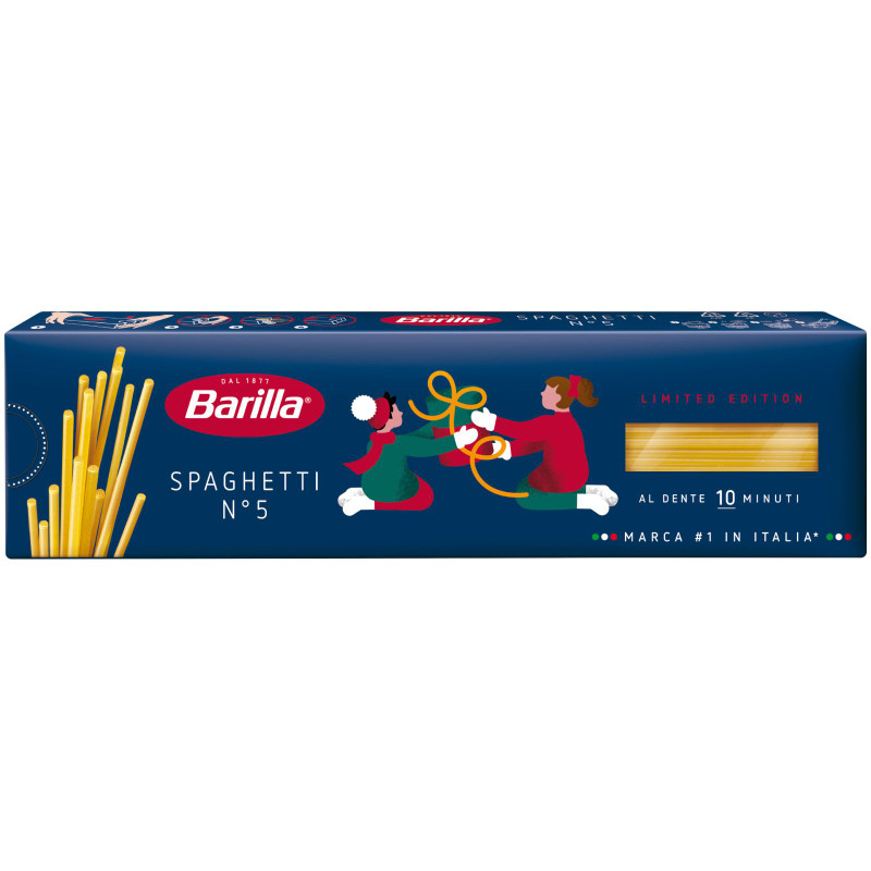 Макароны Barilla Spaghetti n.5 из твёрдых сортов пшеницы, 450г