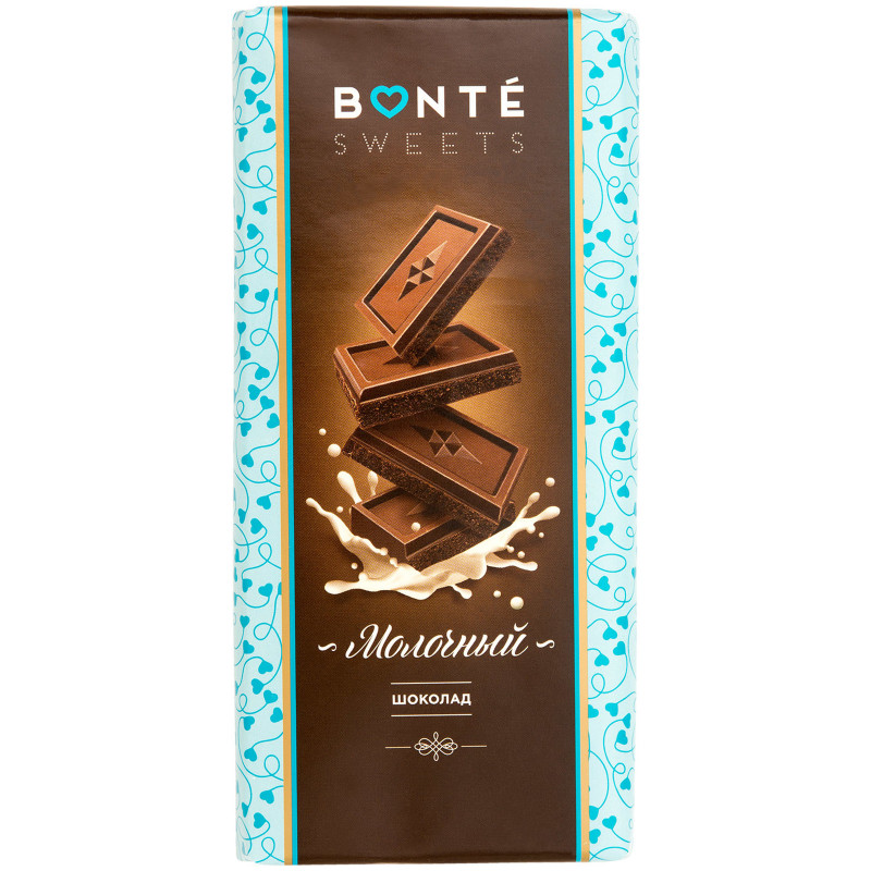 Шоколад молочный Bonte Sweets, 90г — фото 2