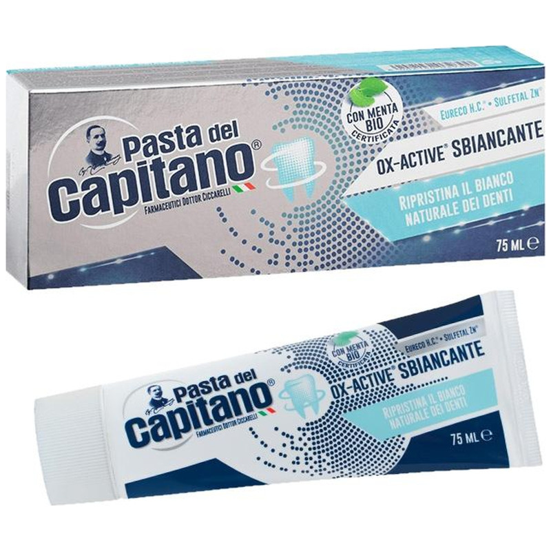 Зубная паста Pasta Del Capitano Ox-Active Whitening, 75мл — фото 1