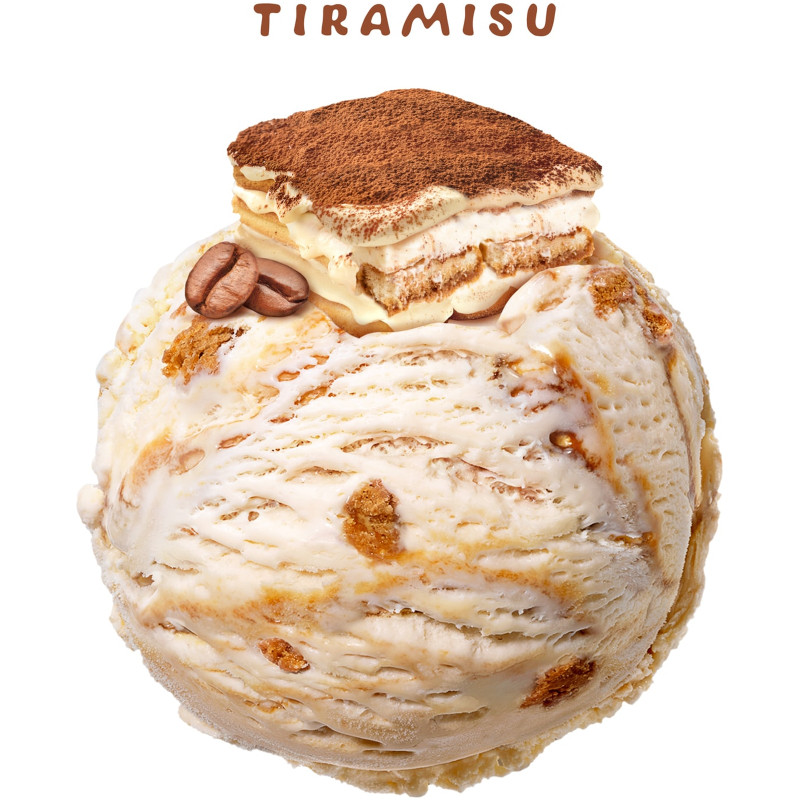 Десерт-мороженое Monterra Тирамису, 2,4кг — фото 1