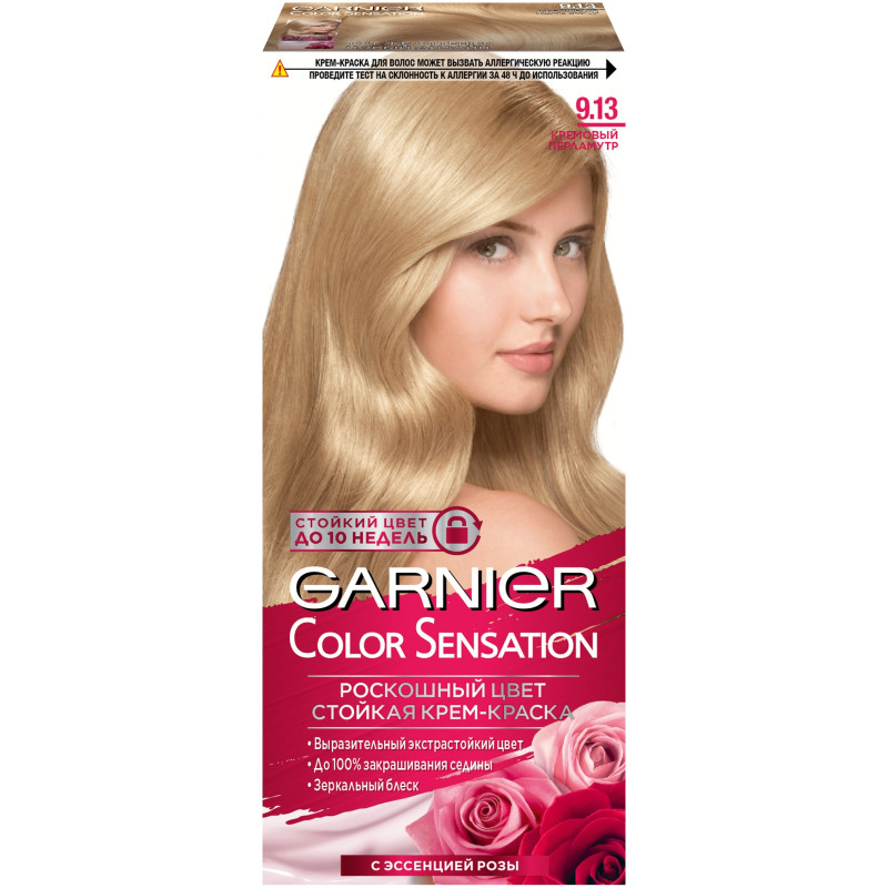 Крем-краска для волос Garnier Color Sensation кремовый перламутр 9.13