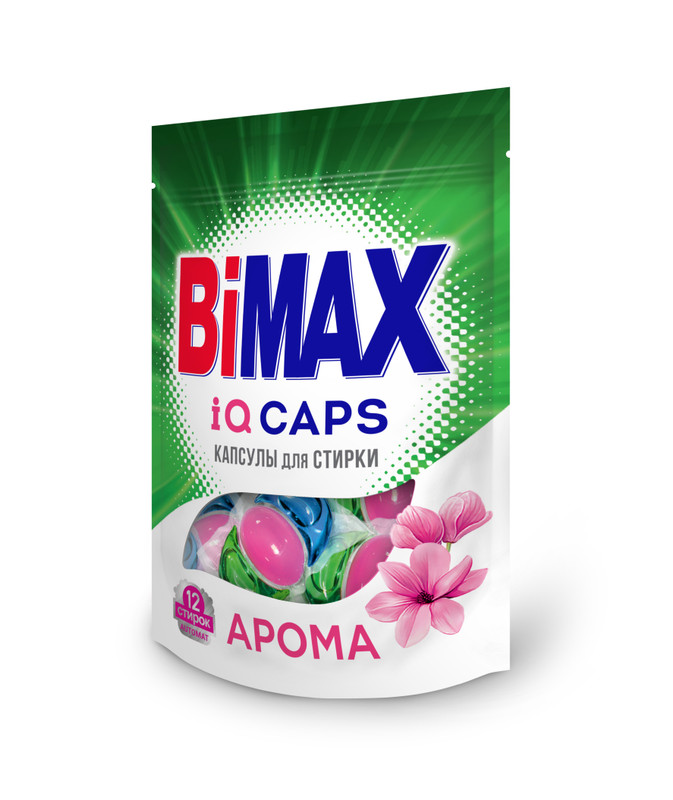 Капсулы	для стирки BiMax Арома, 12шт