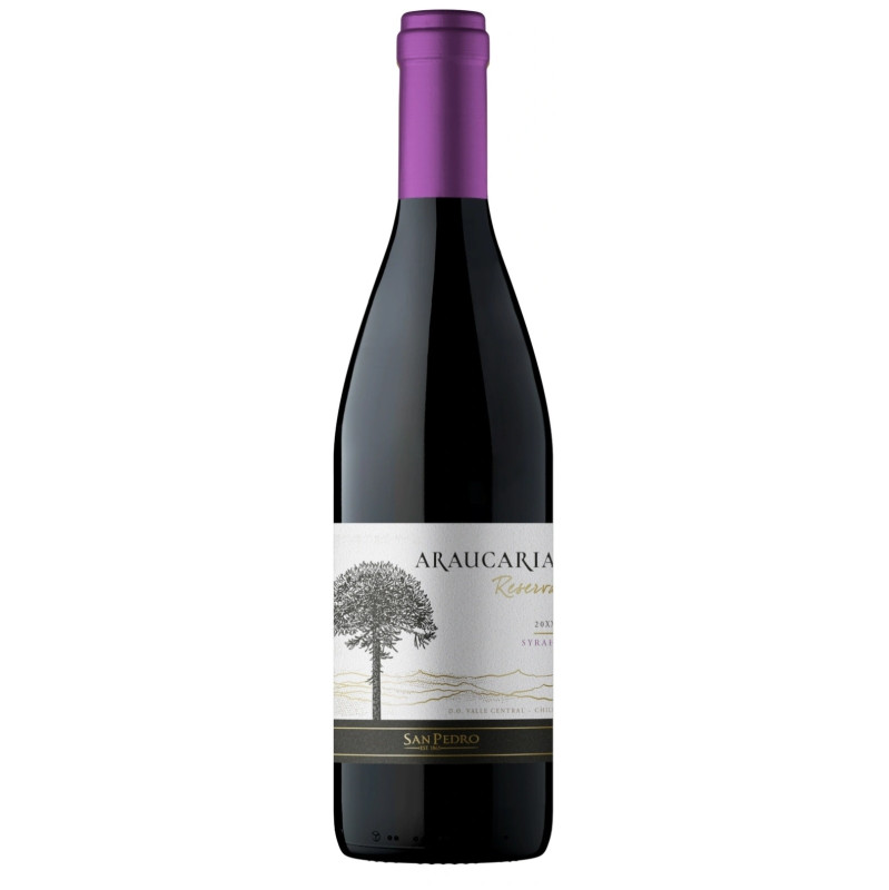 Вино Araucaria Reserva Syrah сортовое красное сухое, 750мл