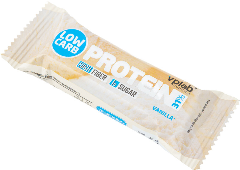 Батончик Vplab Low Carb Protein Bar со вкусом ванили, 35г — фото 2