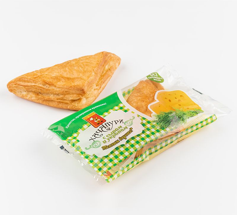 Хачапури с сыром и зеленью, 60г — фото 1