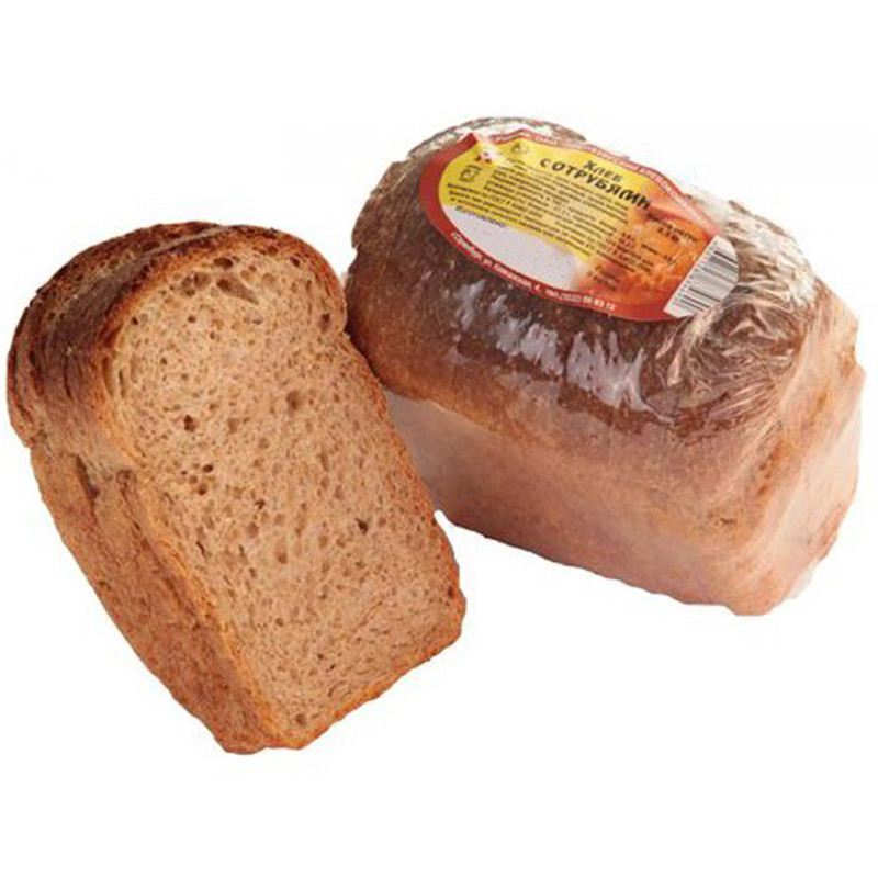 Хлеб Оренбургский ХК пшеничный с отрубями в нарезке, 300г