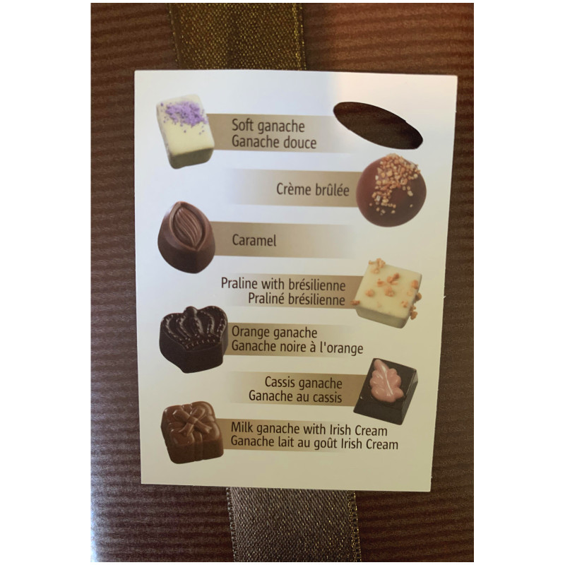 Конфеты Pralibel Ассорти шоколадных конфет из молочного тёмного и белого шоколада с начинкой, 195г — фото 4