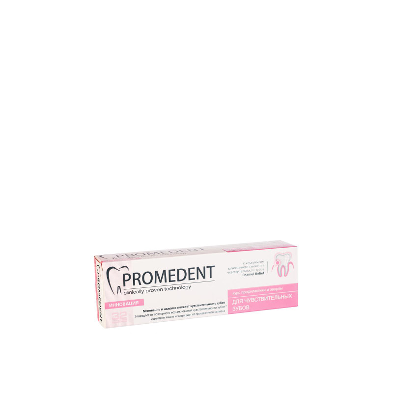 Зубная паста 32 Бионорма Promedent для чувствительных зубов, 90мл — фото 2