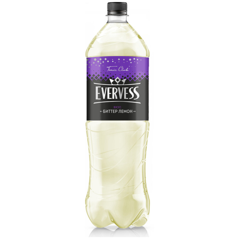 Напиток газированный Evervess Горький Лимон, 1.5л — фото 1