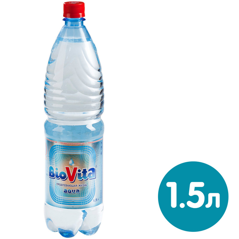 Вода Biovita Еринская минеральная природная питьевая столовая негазированная, 1.5л — фото 1