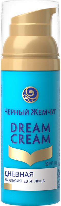 Эмульсия для лица Чёрный Жемчуг Dream Cream Естественное сияние 5в1 дневная, 50мл — фото 1