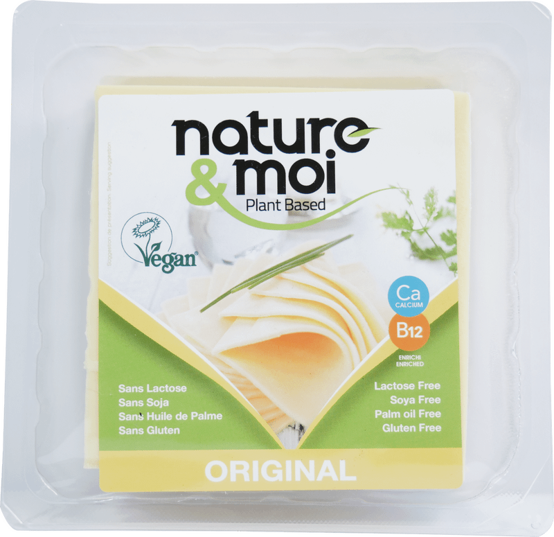 Продукт веганский Nature&Moi Оригинальный растительно-жировой со вкусом сыра, 200г