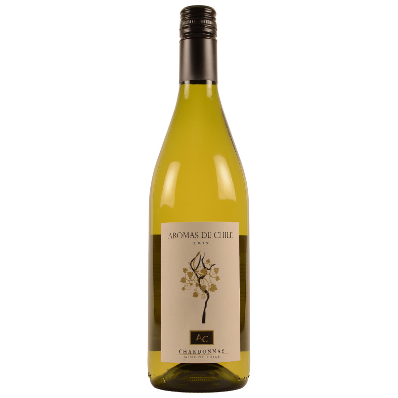 Вино Aromas De Chile Шардоне белое сухое 13.5%, 750мл