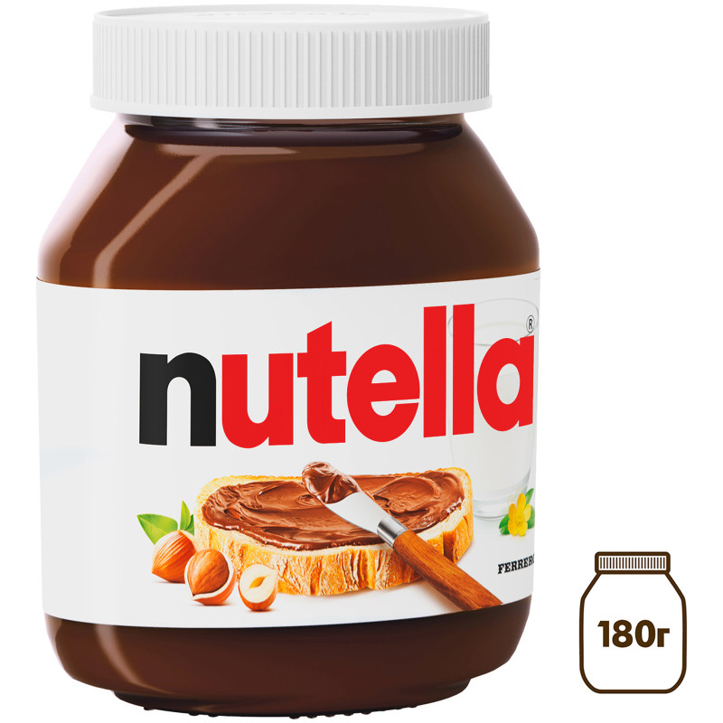 Ореховая паста Nutella фундук и какао, 180г — фото 2
