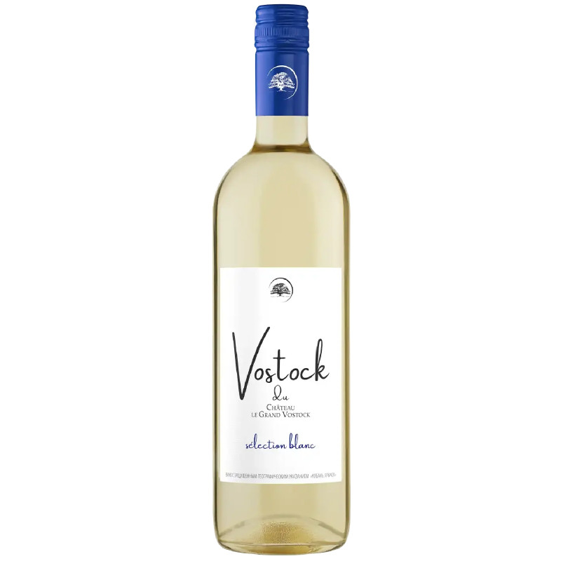 Вино Вино Vostock du Chateau le Grand Vostock Selection Blanc Kuban белое сухое, 375мл