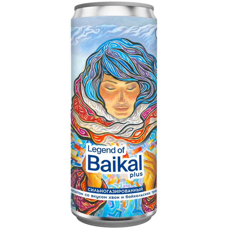 Напиток газированный Legend Of Baikal Plus со вкусом Хвои безалкогольный, 330мл — фото 3