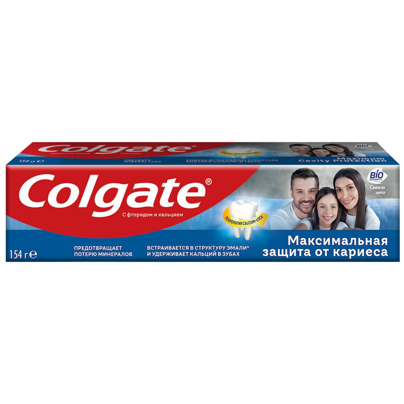 Зубная паста Colgate Максимальная защита от кариеса Свежая мята для укрепления эмали, 100мл — фото 1