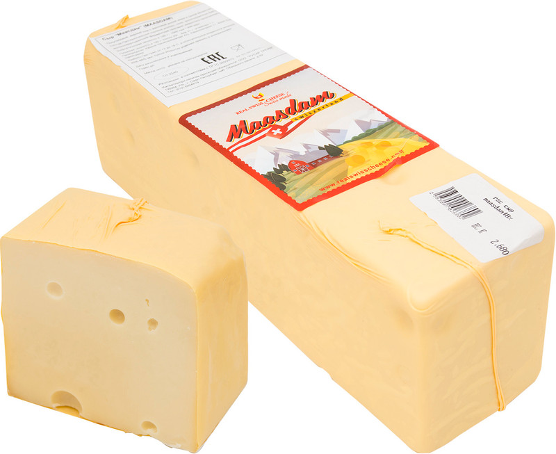 Сыр Real Swiss Cheese Maasdam 48% — фото 1