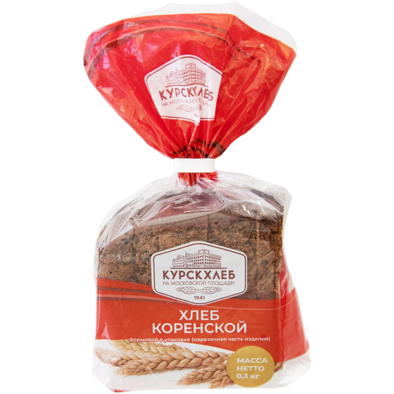 Хлеб Курскхлеб Коренской ржано-пшеничный, 300г