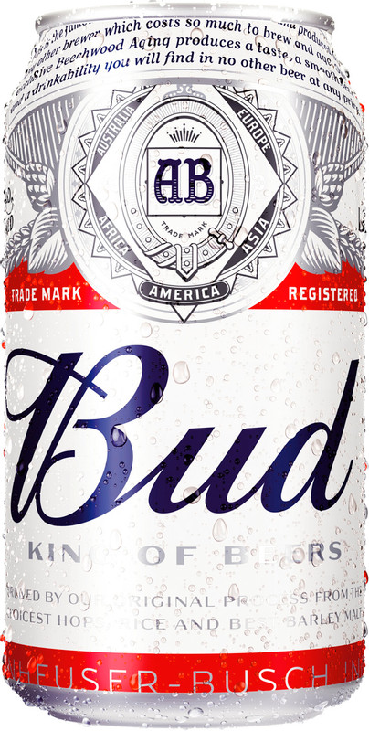 Пиво Bud светлое 5%, 750мл