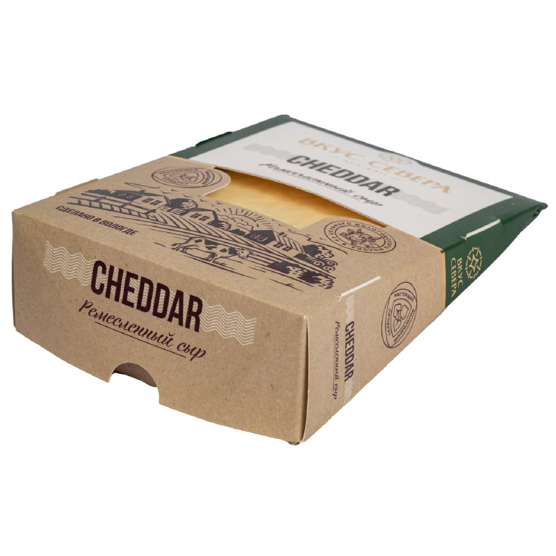 Сыр Вкус Севера Cheddar, 160г — фото 2