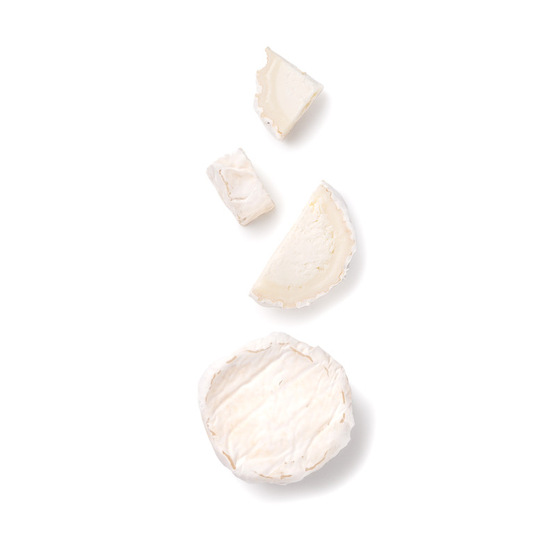 Сыр Бюш-де-шевр мягкий творожный с белой плесенью из козьего молока 55% Маркет Collection, 110г — фото 1