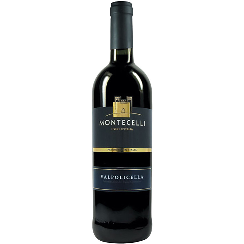 Вино Montecelli Valpolicella красное сухое 12%, 750мл