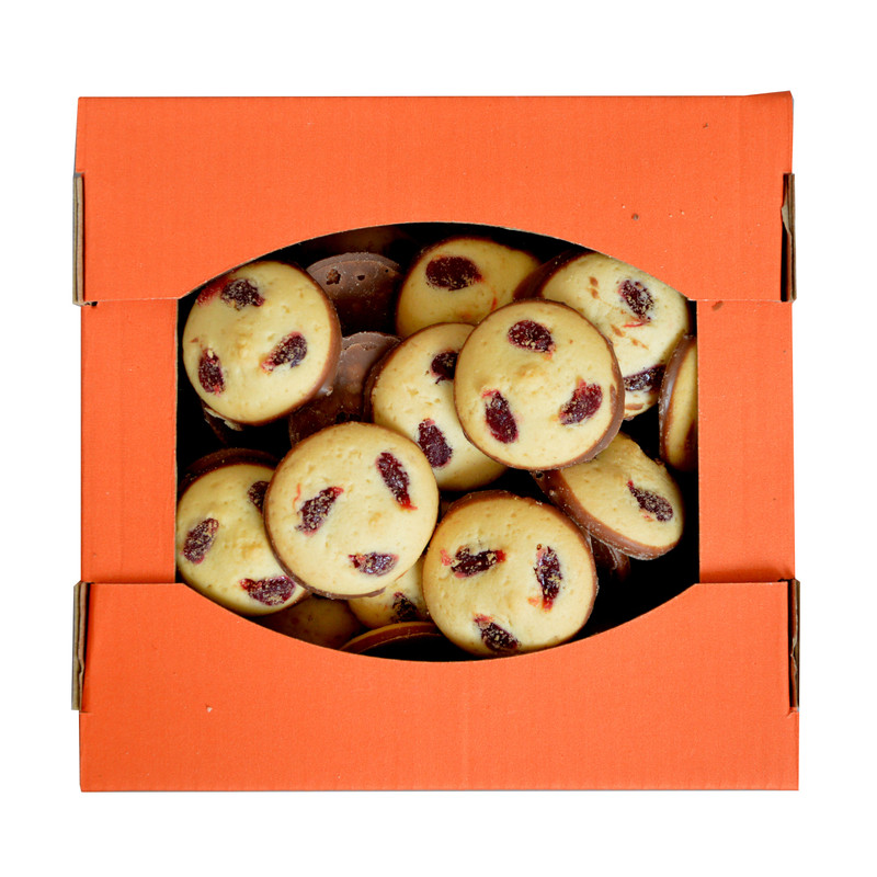 Печенье Добрынинский Панда песочное с вишневой начинкой и молочной глазурью, 330г — фото 2
