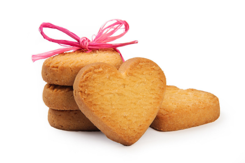 Печенье Мон Шарне Итальянские сердечки сдобное, 400г — фото 1