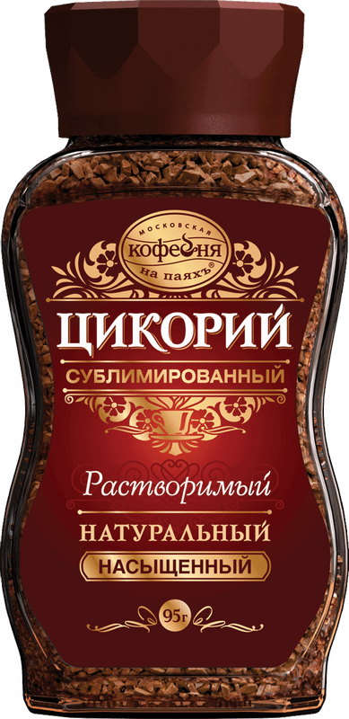 Цикорий Московская Кофейня На Паяхъ Насыщенный растворимый сублимированный, 95г — фото 1