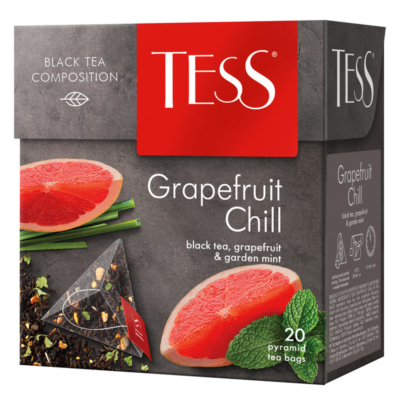 Чайный напиток Tess Cosmopolitan Party в пакетиках, 20x1.8г — фото 1