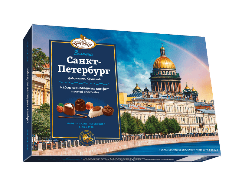 Набор конфет Фабрика Имени Крупской Великий Санкт-Петербург, 183г