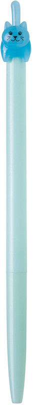 Ручка Hatber Color Cats шариковая синяя, 0.6мм — фото 1
