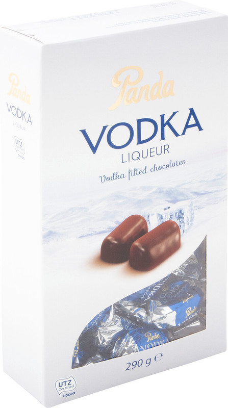 Конфеты Panda Vodka шоколадные с ликёрно-водочной начинкой, 290г — фото 1