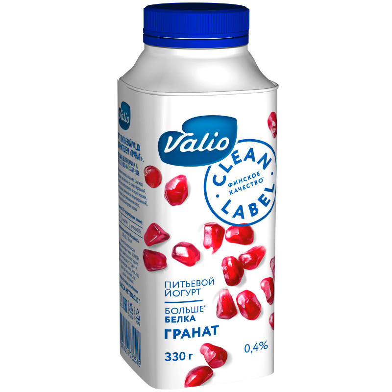 Йогурт питьевой Viola Clean Label гранат 0.4%, 330мл — фото 2