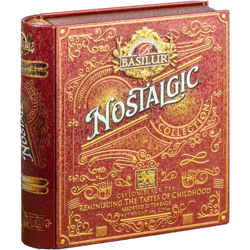 Чай Basilur Nostalgic ассорти 4 вкуса, 32х2г