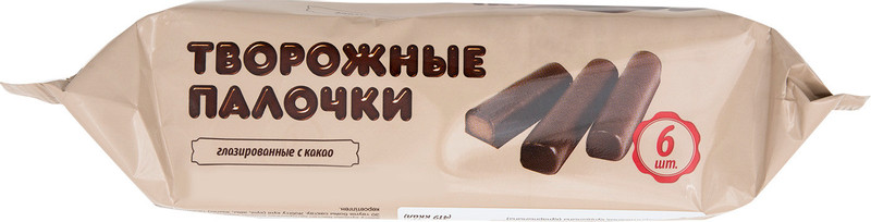 Творожные палочки Свитлогорье с какао глазированные 23%, 180г — фото 3