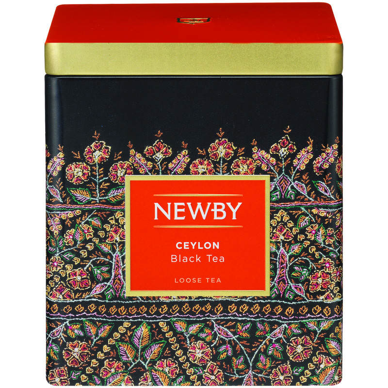 Чай Newby Цейлон чёрный жестяная банка, 125г