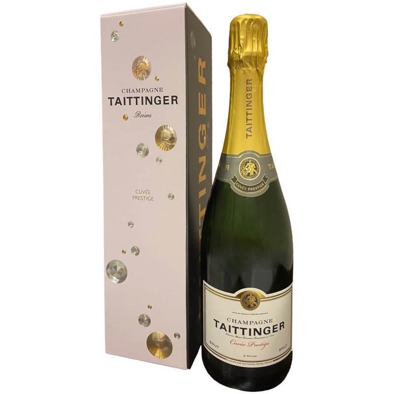 Вино игристое Champagne Taittinger Cuvee Prestige Brut Champagne AOC белое брют 12.5%, 750мл — фото 1