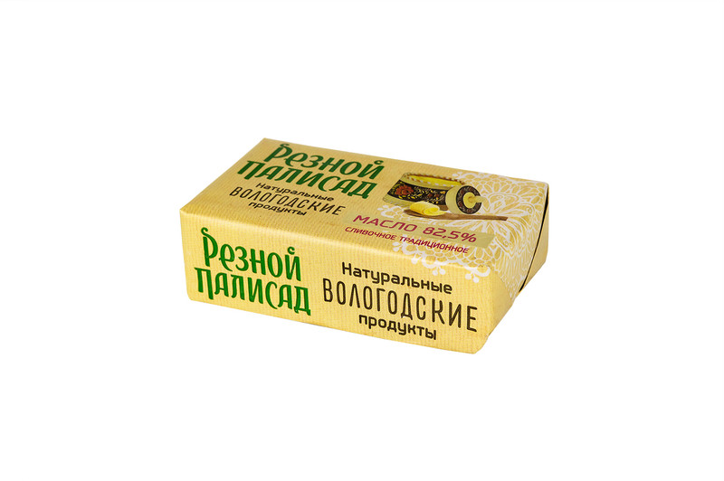 Масло сливочное Резной Палисад Традиционное 82.5%, 160г — фото 2