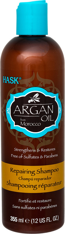 Шампунь Hask Argan Oil from Morocco восстанавливающий, 355мл