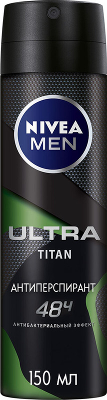 Антиперспирант Nivea Ultra Titan спрей, 150мл