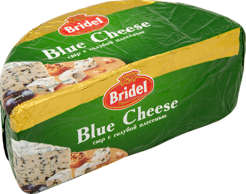 Сыр мягкий Bridel Blue Cheese с голубой плесенью 51% — фото 1