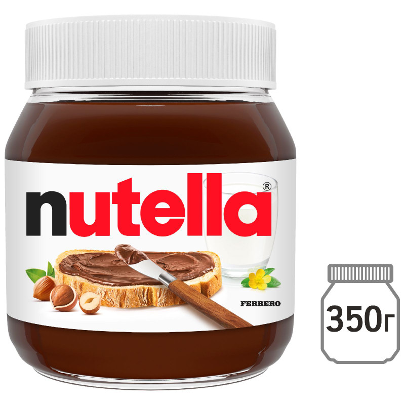 Ореховая паста Nutella фундук и какао, 350г — фото 1